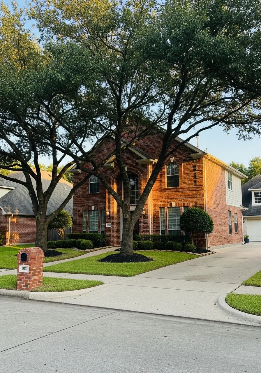 Kingwood home exterior showing architectural style and landscaping typical of the master-planned community.